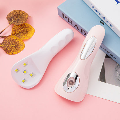 Handheld UV LED Nail Dryer Lamp – Rechargeable Mini Nail Curing Light for Gel Nails